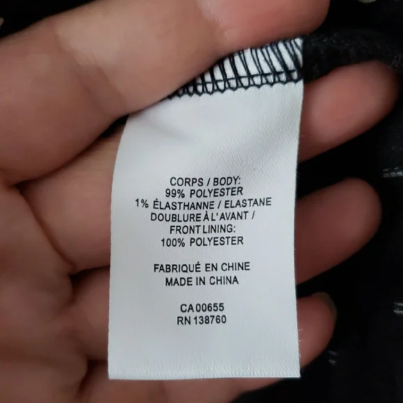 Reitmans Black and White Polka Dot Blouse - Picture 7 of 8